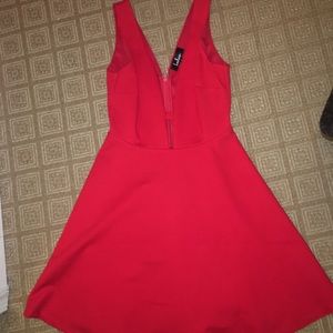 Red dress from lulus